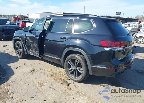 2021 Volkswagen Atlas 3.6L V6 Se W/Technology R-Line from USA, damaged, VIN 1V2RR2CA1MC575613